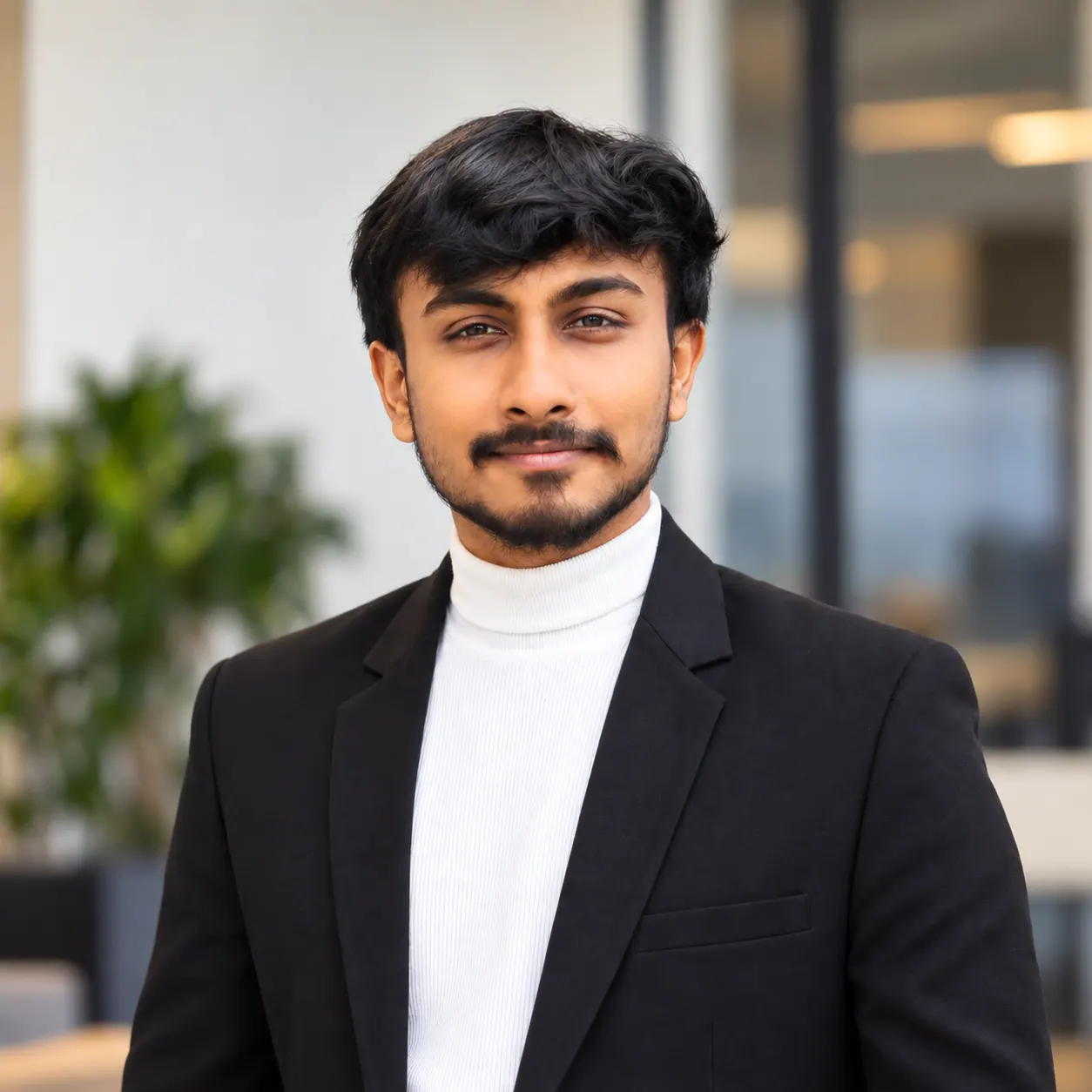 Professional portrait of Prathamesh Halale, Full Stack and AI Software Engineer